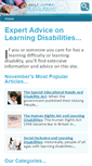 Mobile Screenshot of aboutlearningdisabilities.co.uk